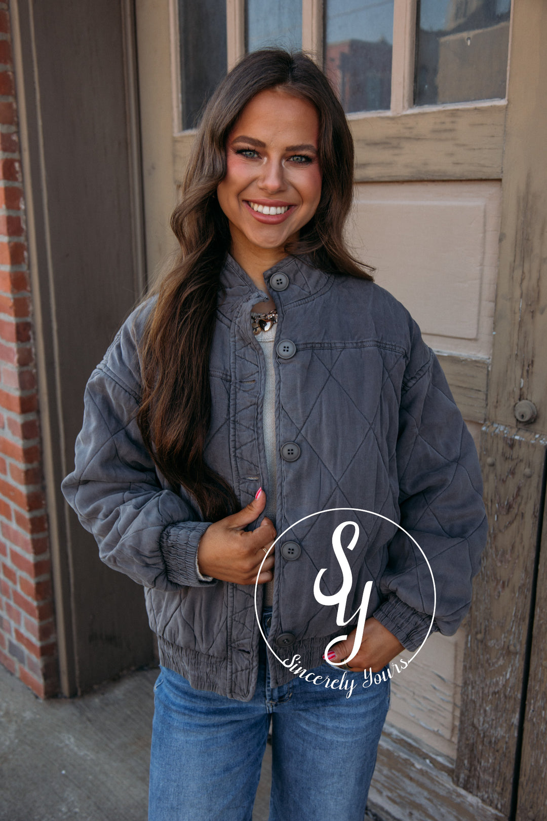 Chilled Nights Jacket - Charcoal