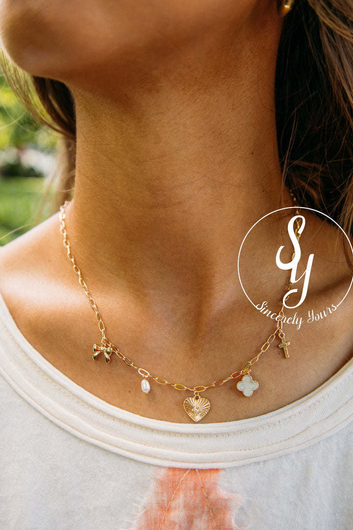 Sunburst Necklace- Gold