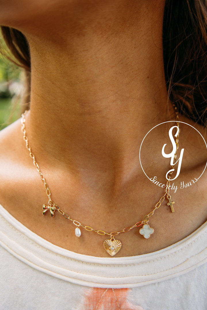 Sunburst Necklace- Gold