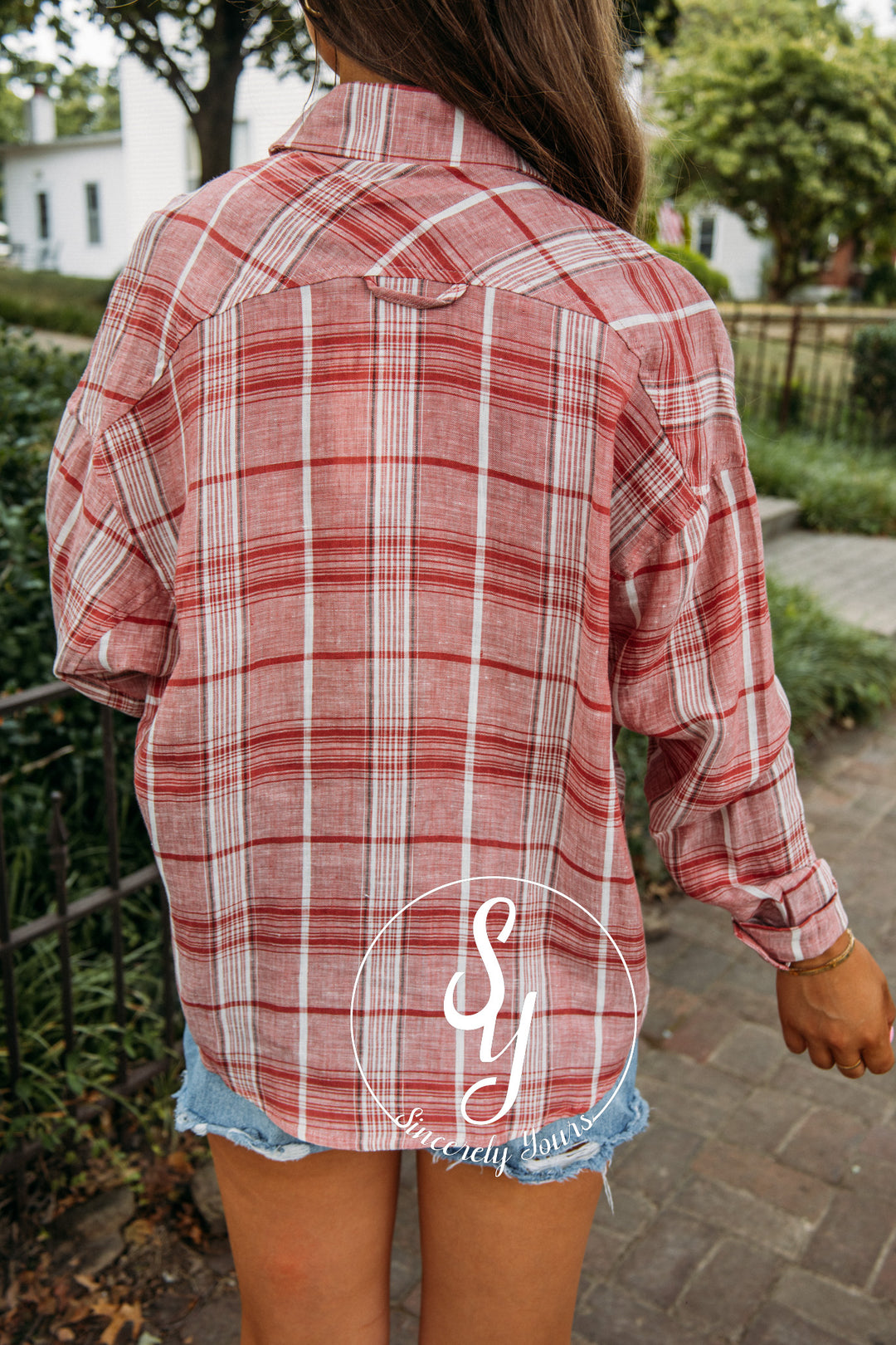 Charleston Charm Flannel- Red