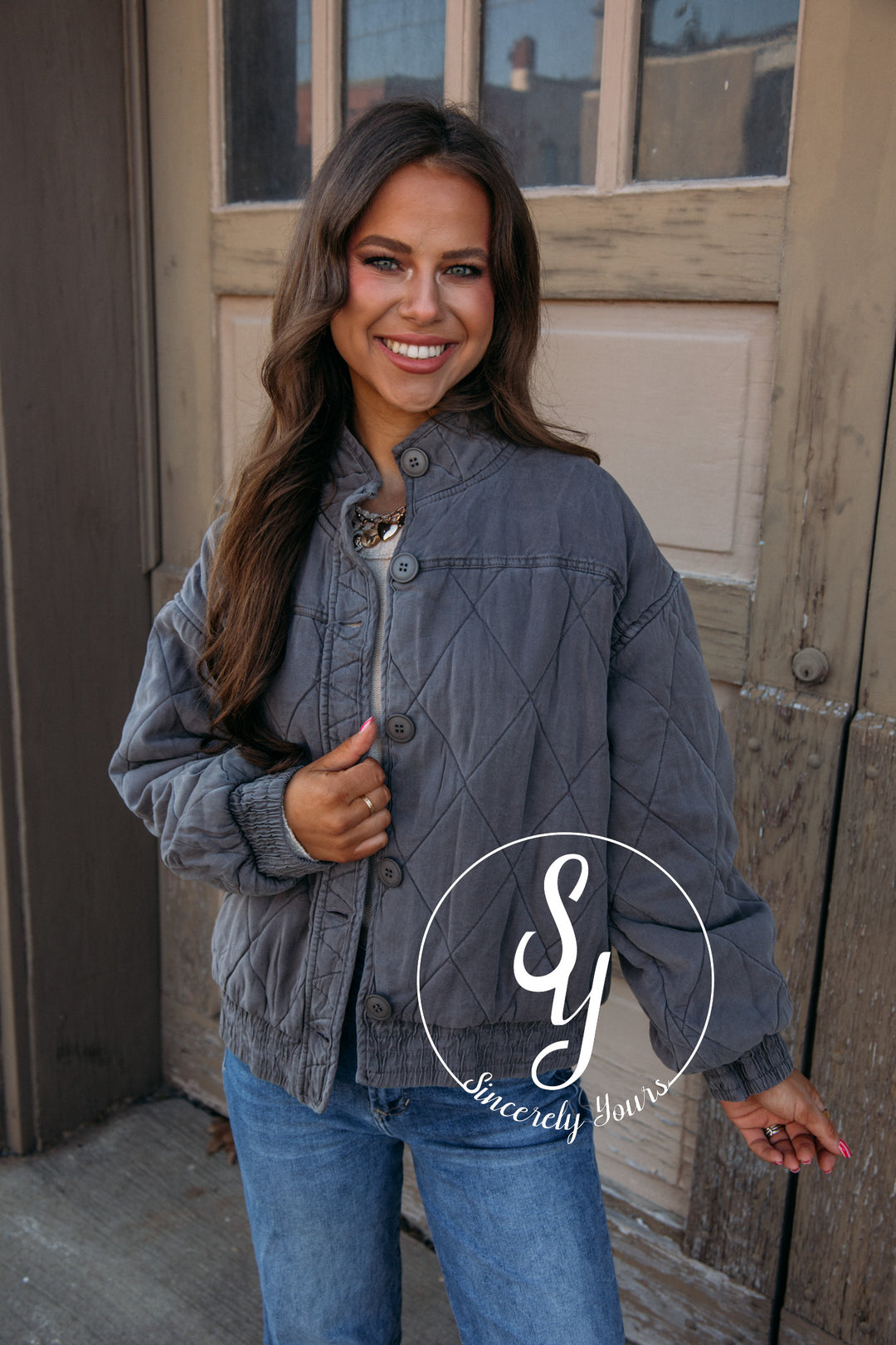 Chilled Nights Jacket - Charcoal