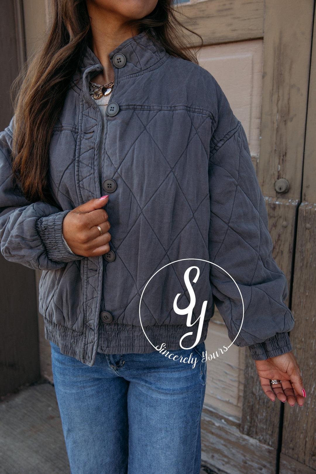 Chilled Nights Jacket - Charcoal