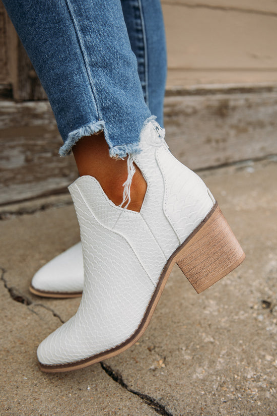 West Bootie - White