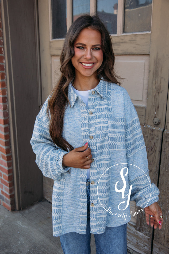 Cloud Filled Days Jacket - Sky