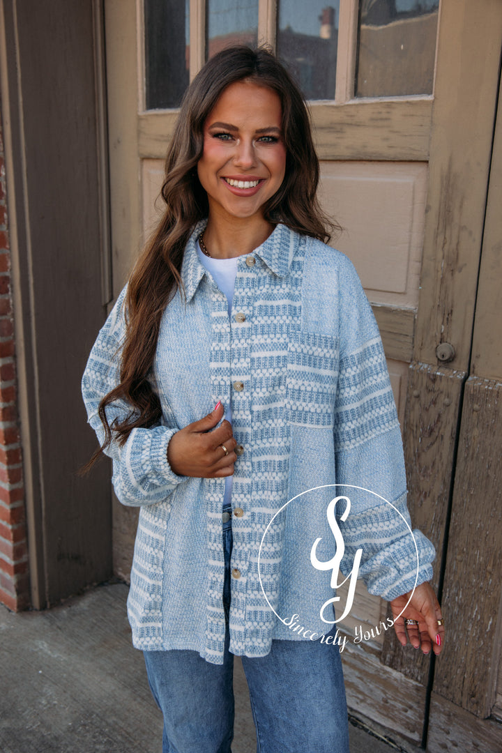 Cloud Filled Days Jacket - Sky