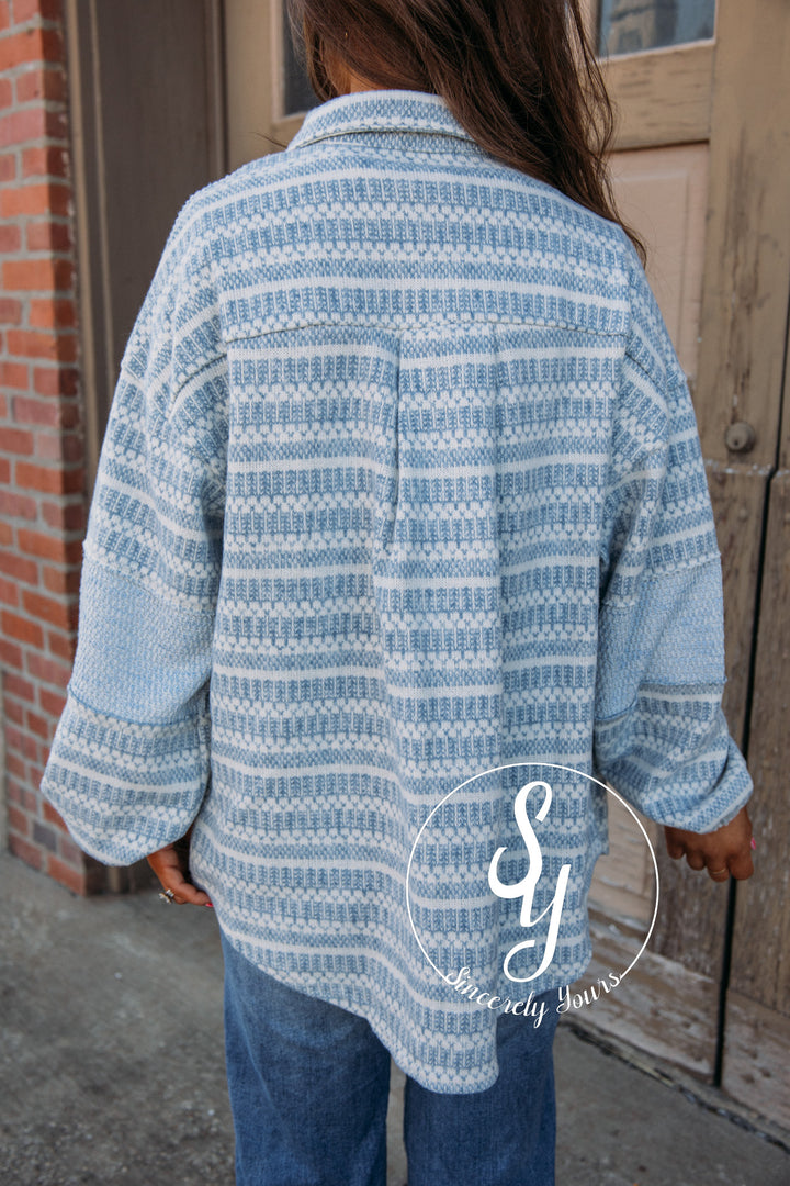 Cloud Filled Days Jacket - Sky