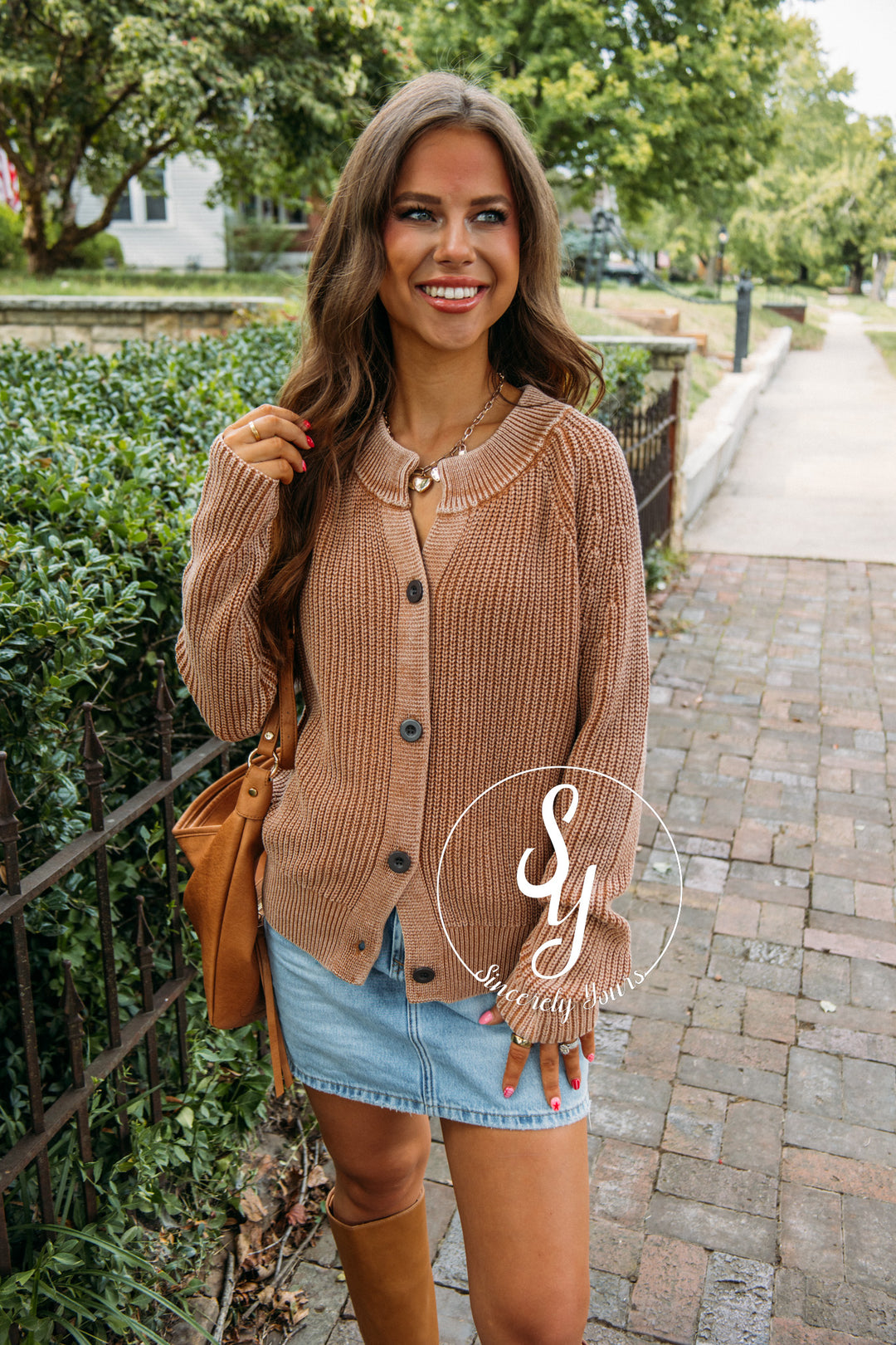 Coffee Aroma Sweater- Camel