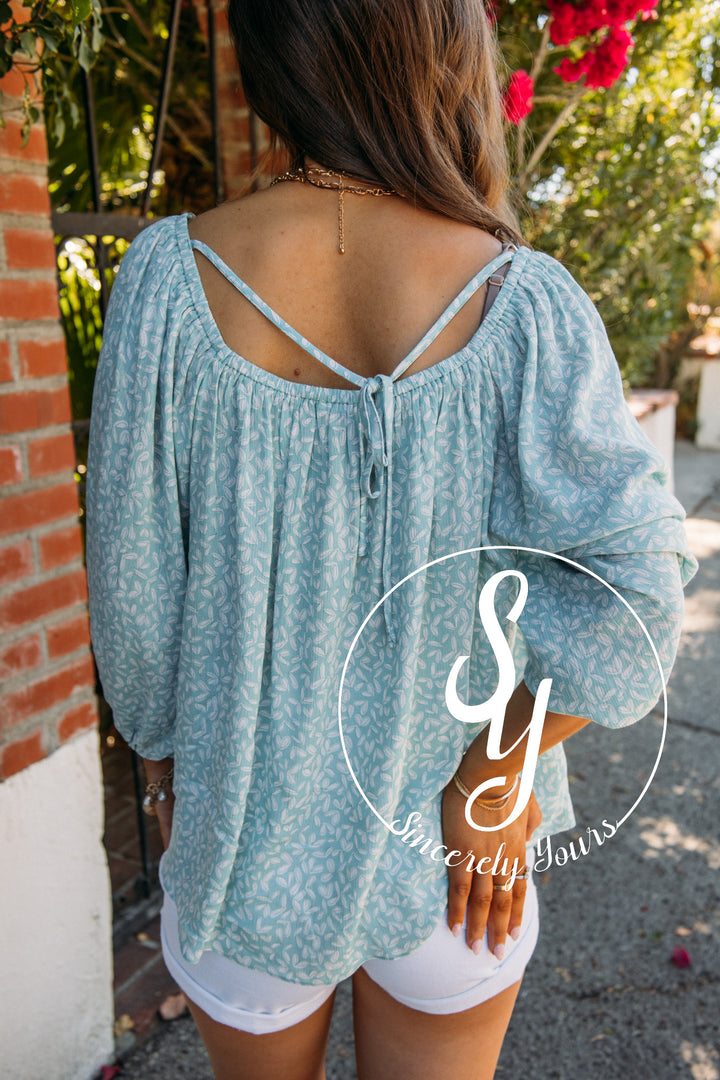 Feel The Air Top- Aqua