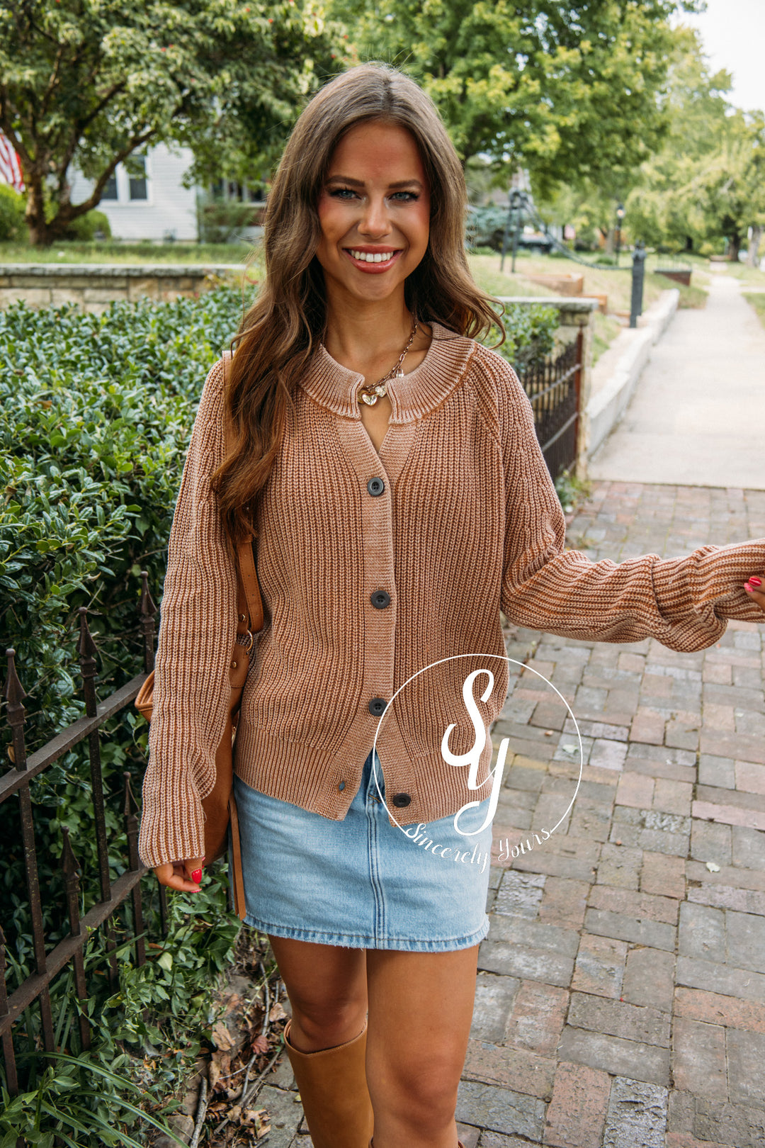 Coffee Aroma Sweater- Camel