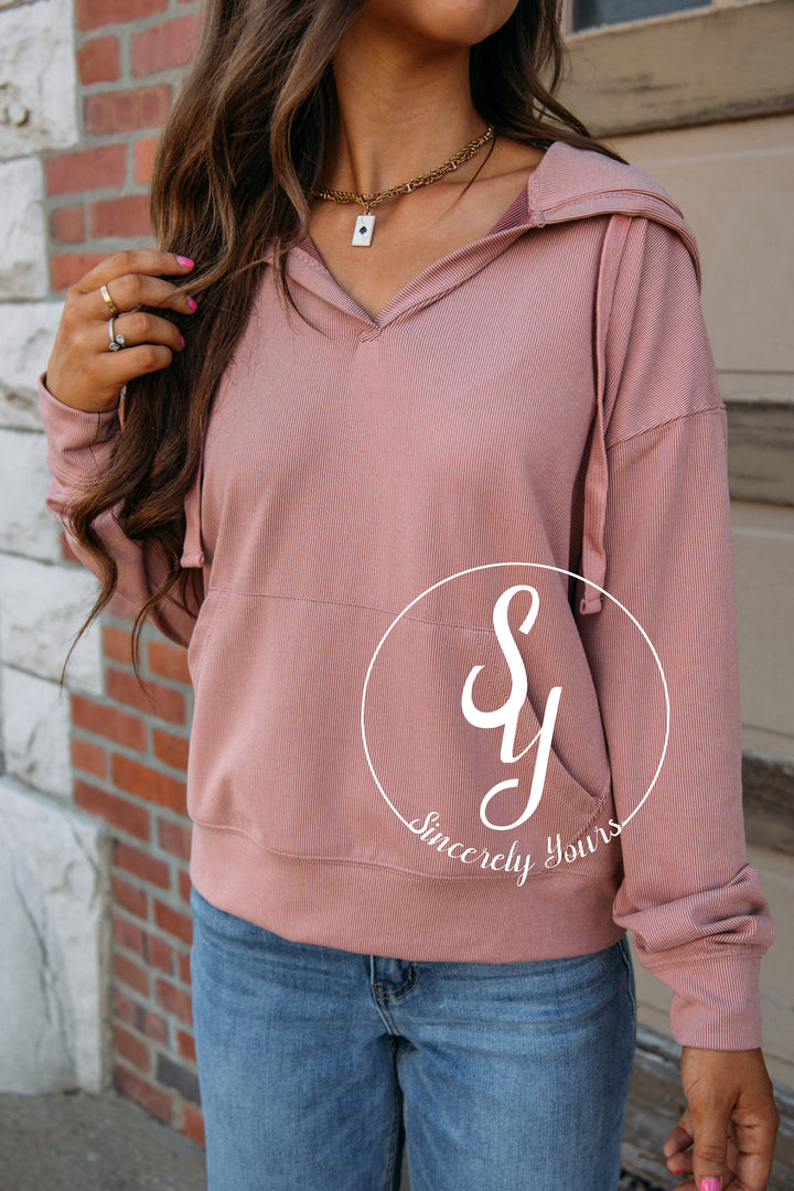 Rhiana Hoodie - Dusty Peach