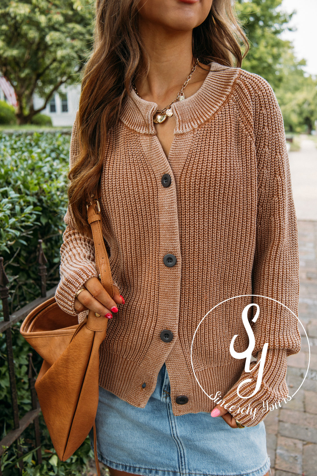 Coffee Aroma Sweater- Camel