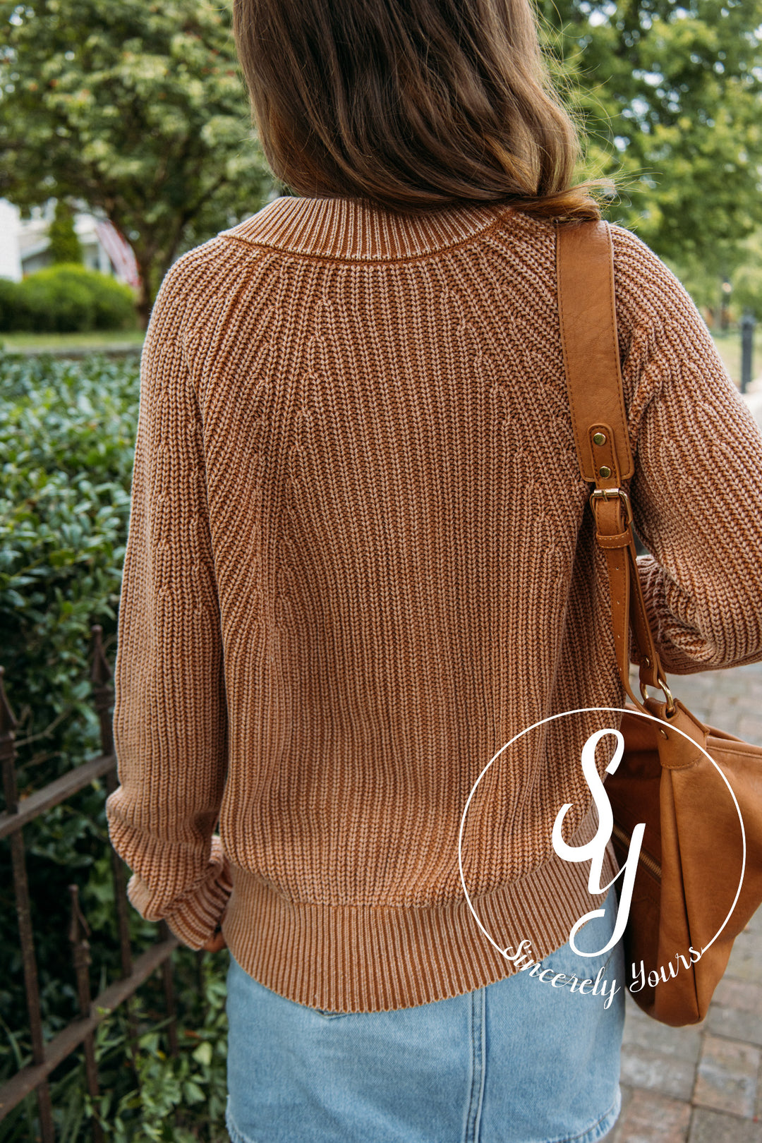 Coffee Aroma Sweater- Camel