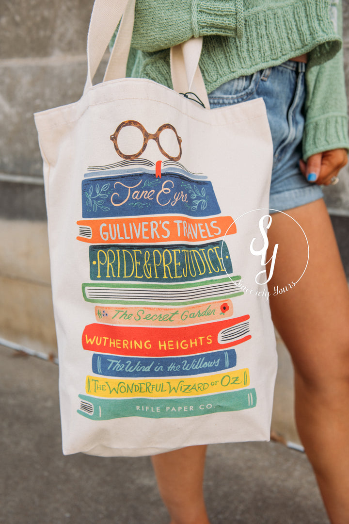 Book Club Canvas Tote Bag