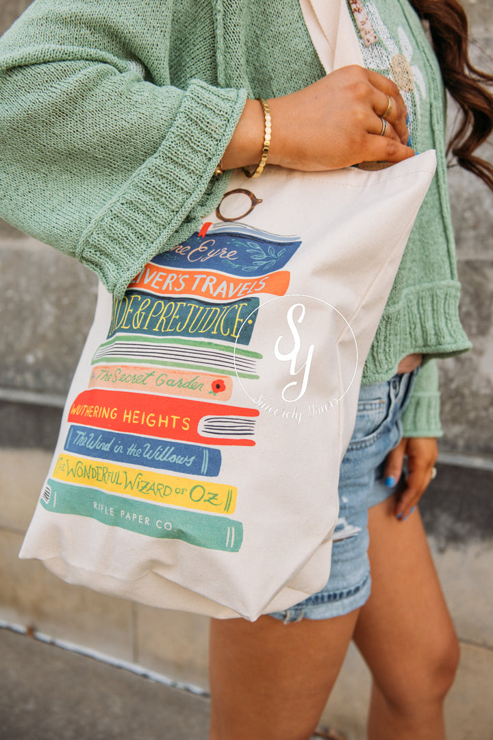 Book Club Canvas Tote Bag