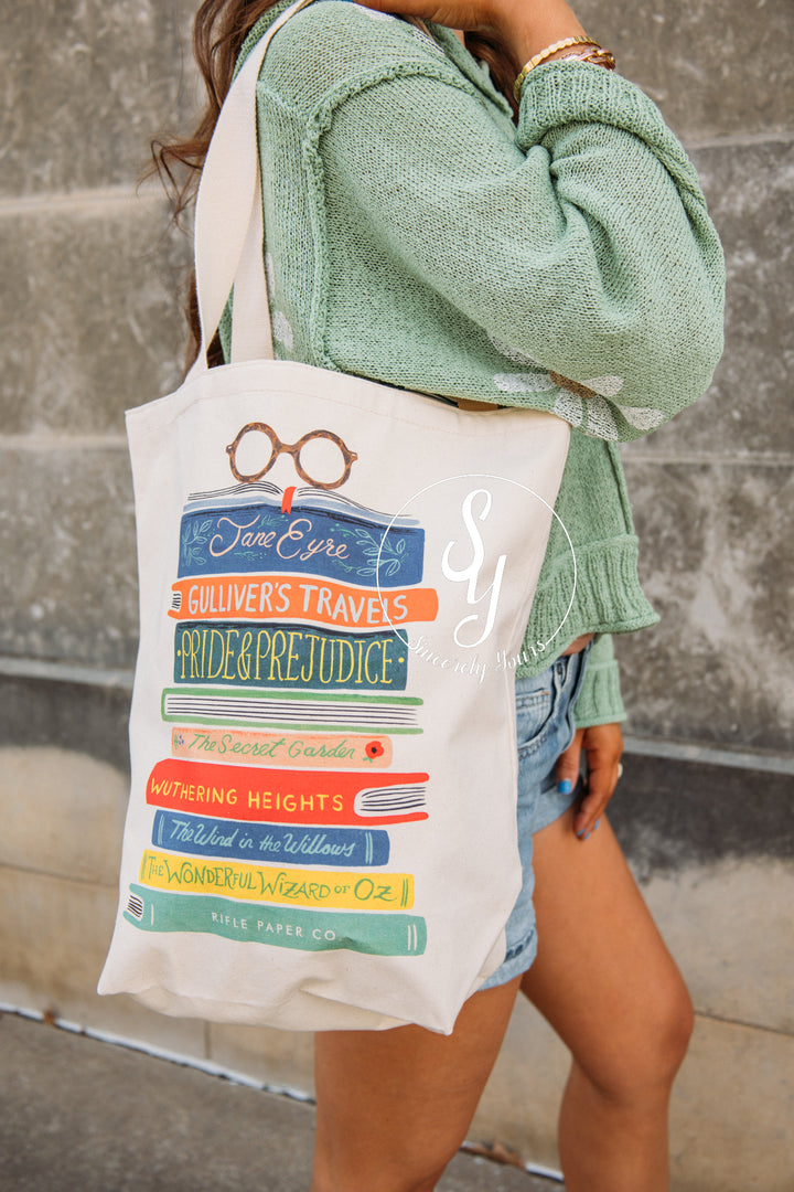 Book Club Canvas Tote Bag