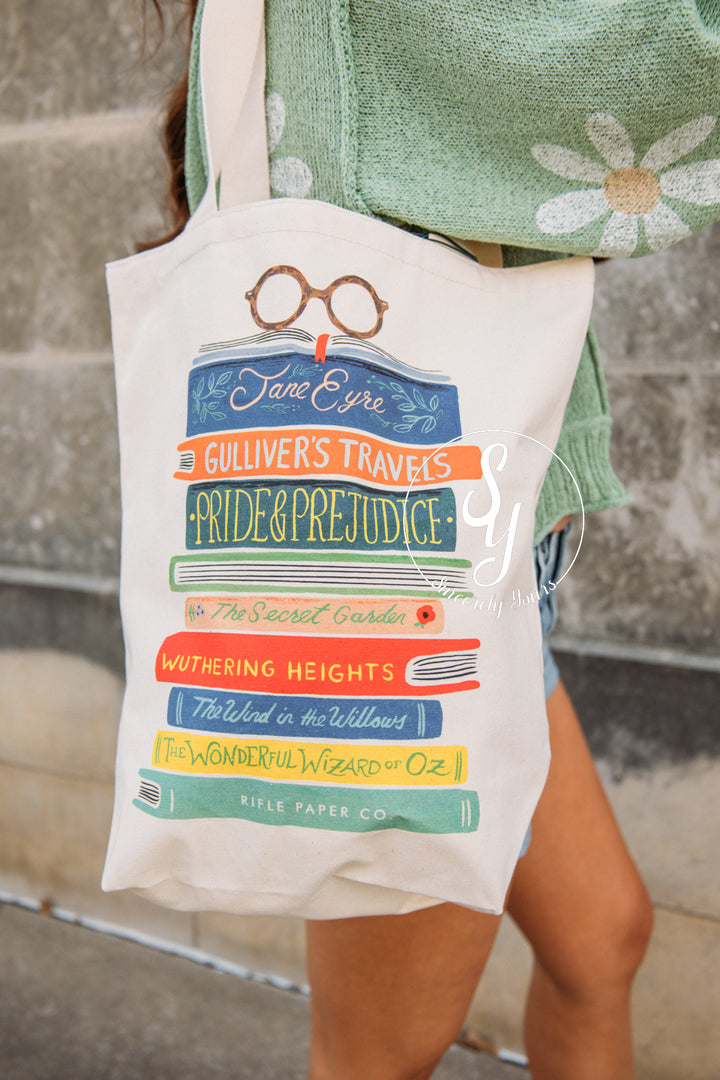 Book Club Canvas Tote Bag