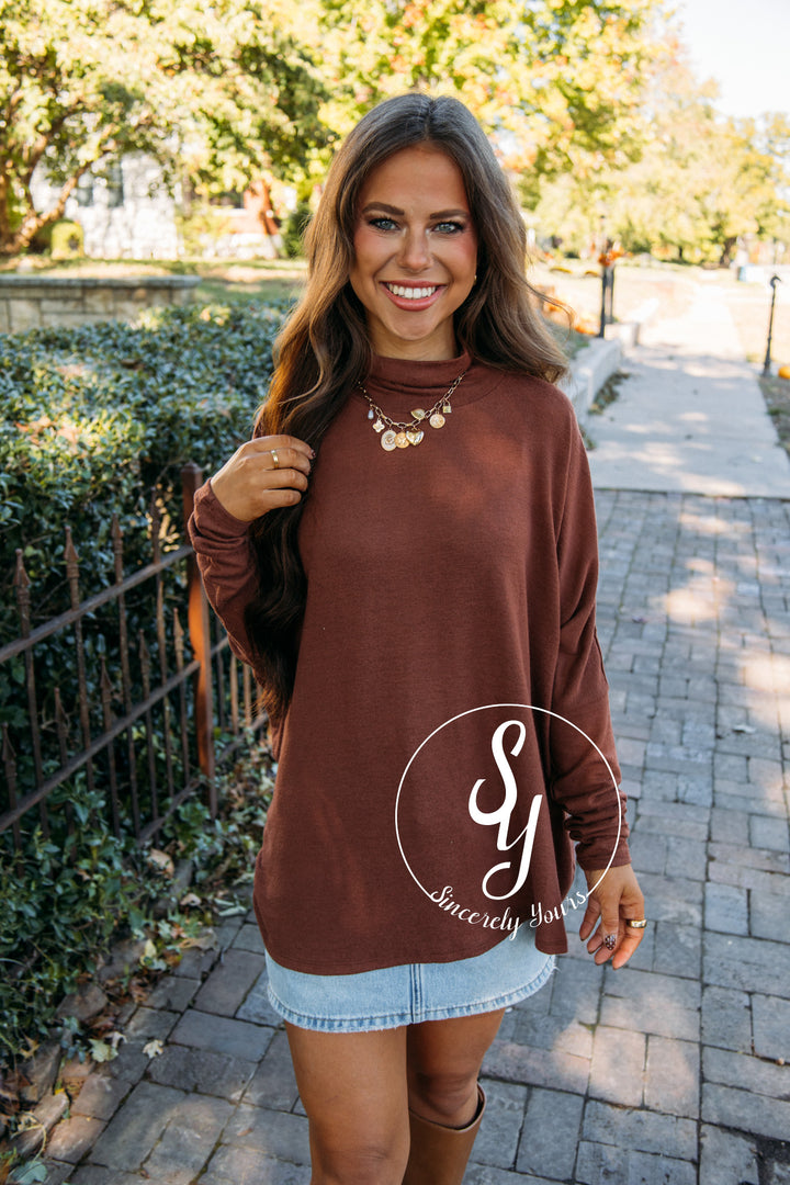 Perfect Basic Top - Chestnut