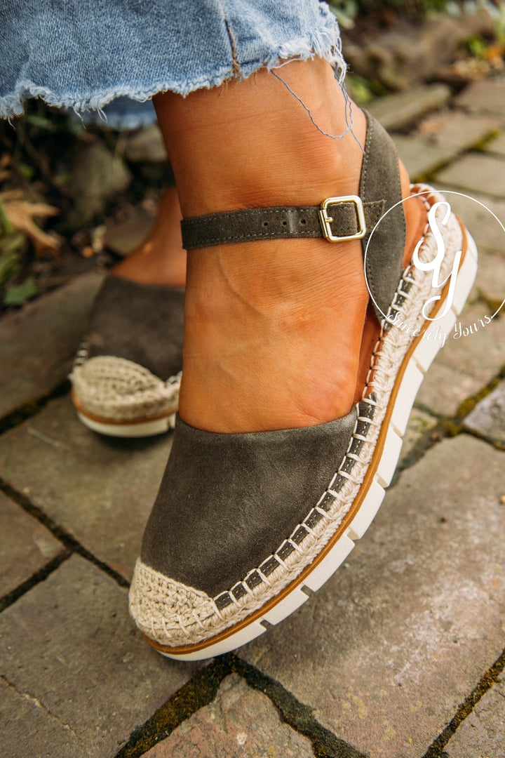 Tegan Mule- Khaki