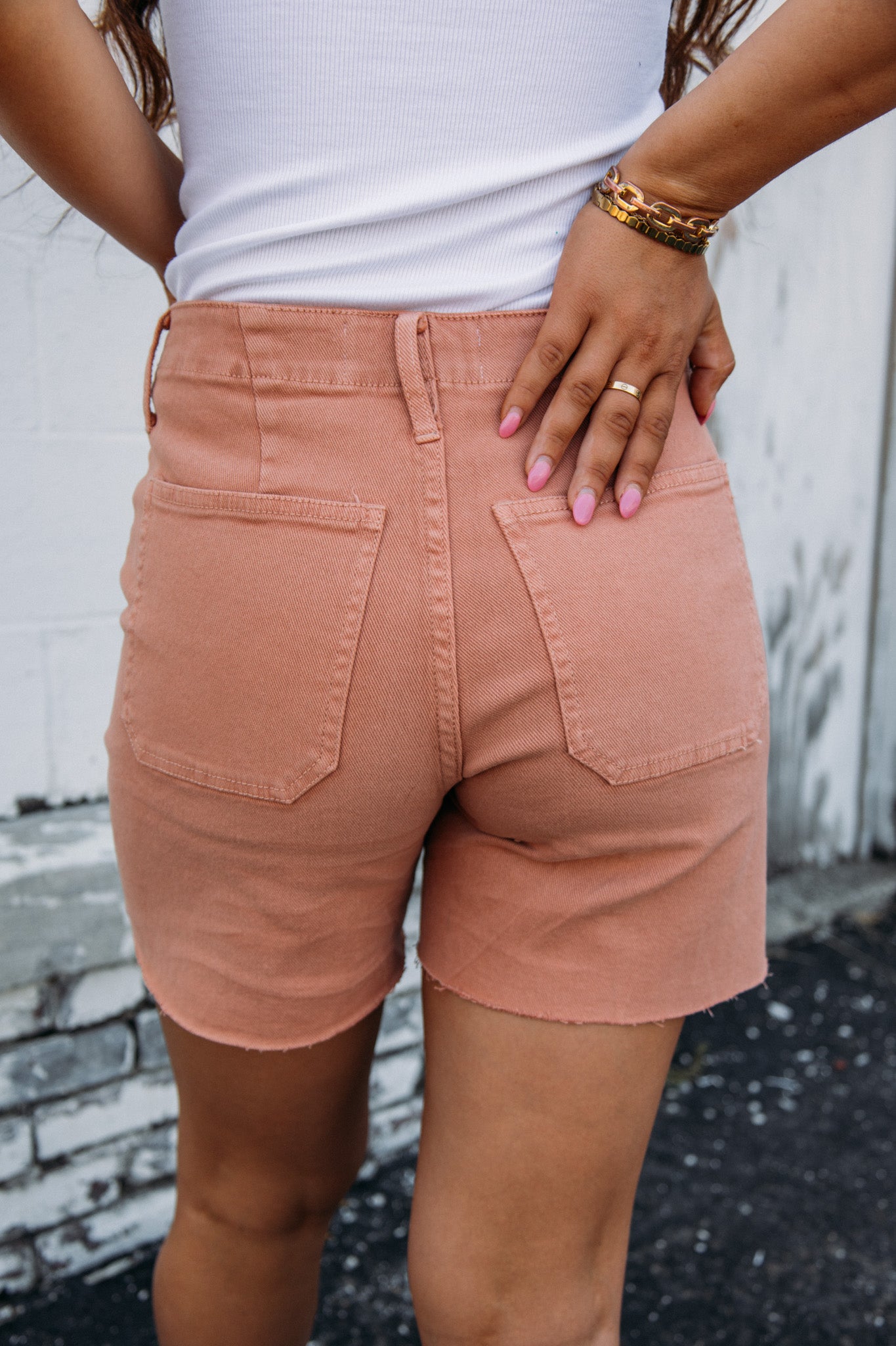 Dear John: Julian High Rise Shorts -Muted Clay
