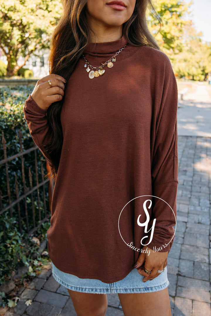 Perfect Basic Top - Chestnut