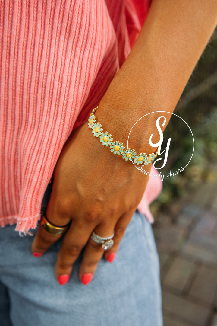 Daisy Hope Bracelet-Green
