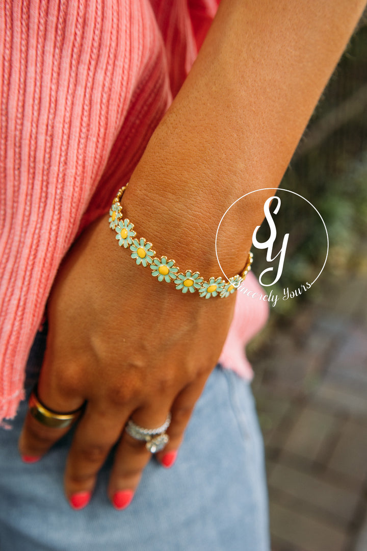 Daisy Hope Bracelet-Green