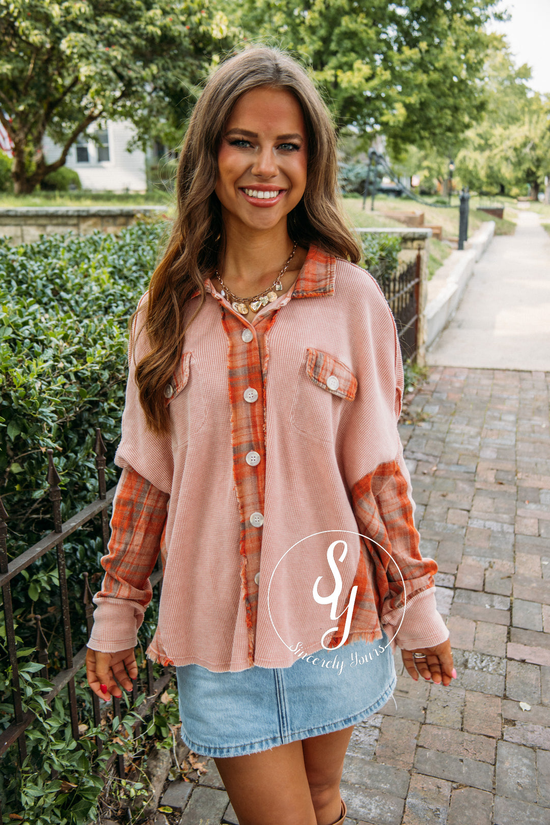 Dreamy Moment Blouse- Rust