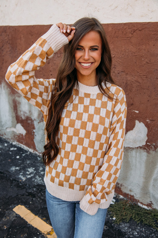 In a Dream Sweater - Cream/Camel