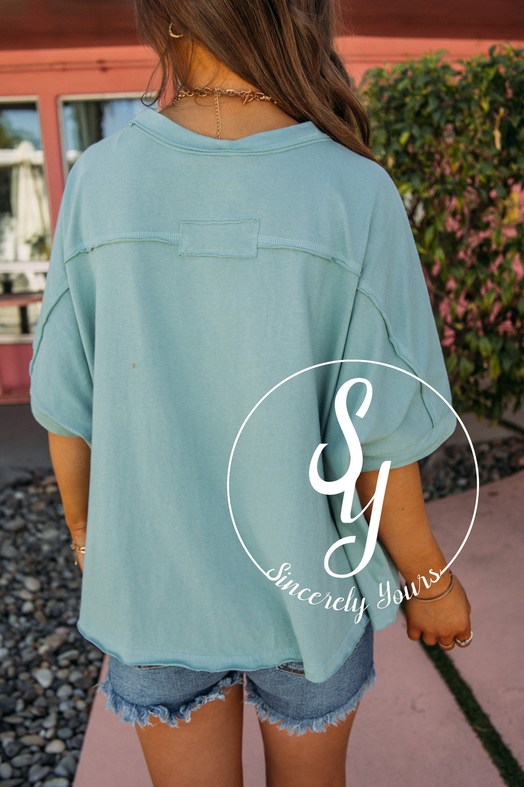 Street Style Top- Sage
