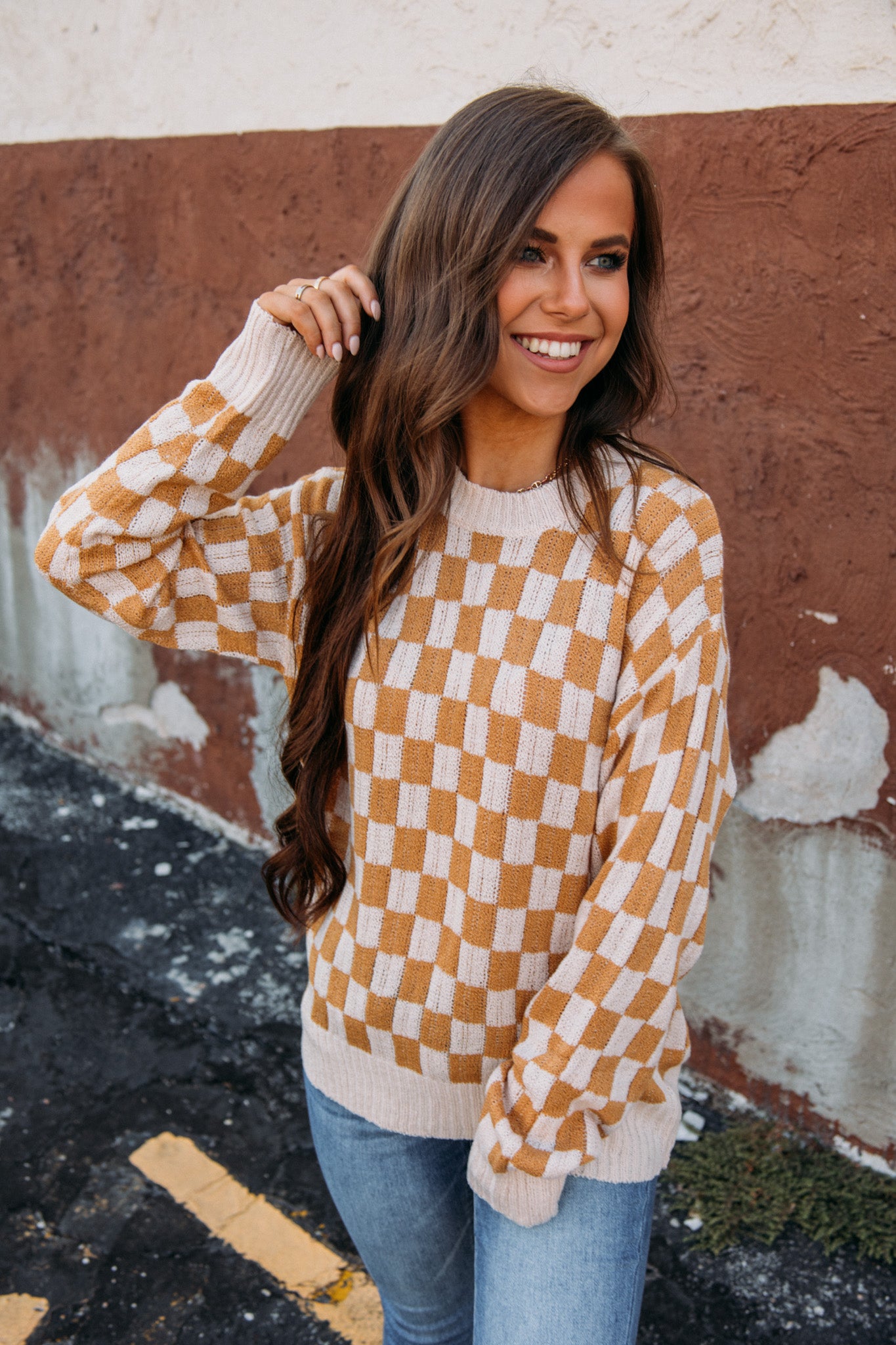 In a Dream Sweater - Cream/Camel