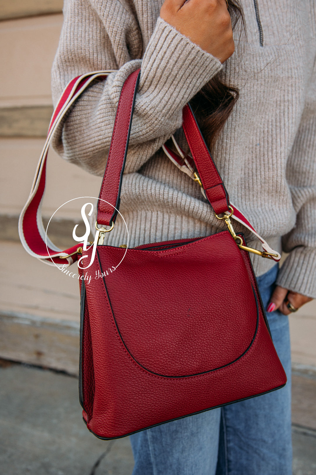 Garland Purse - Corinna/Wine