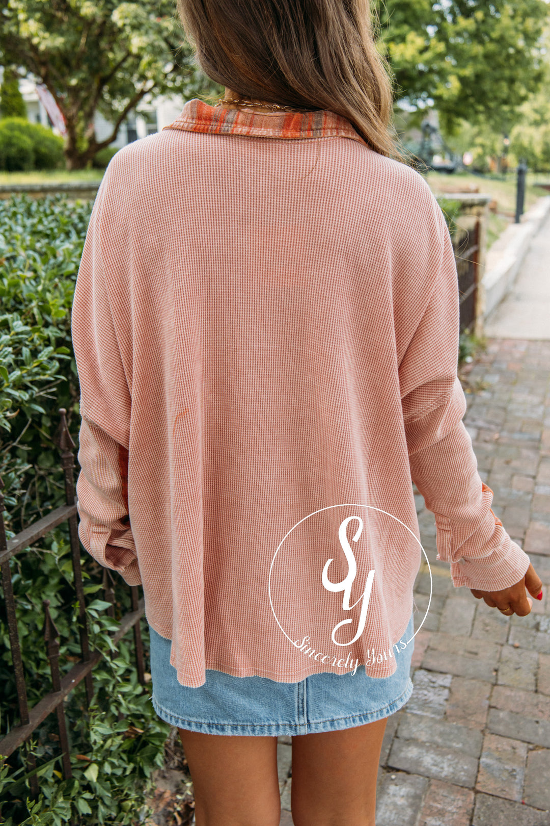 Dreamy Moment Blouse- Rust