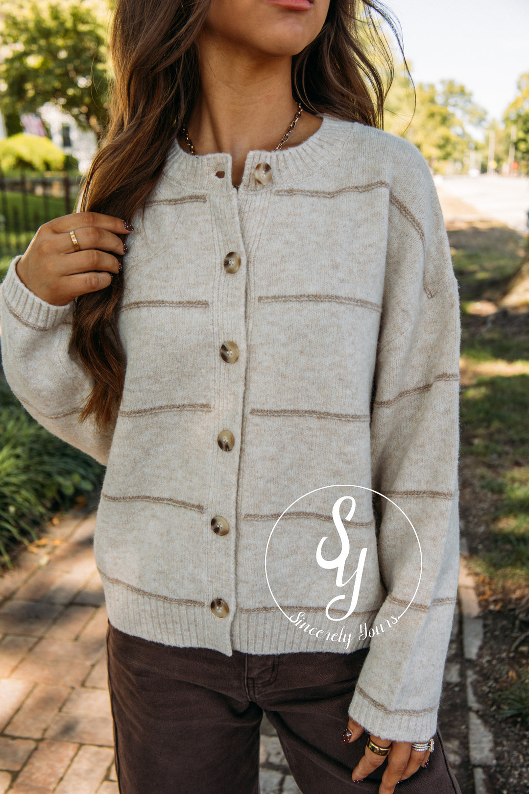 Sweet Life Cardigan- Oatmeal
