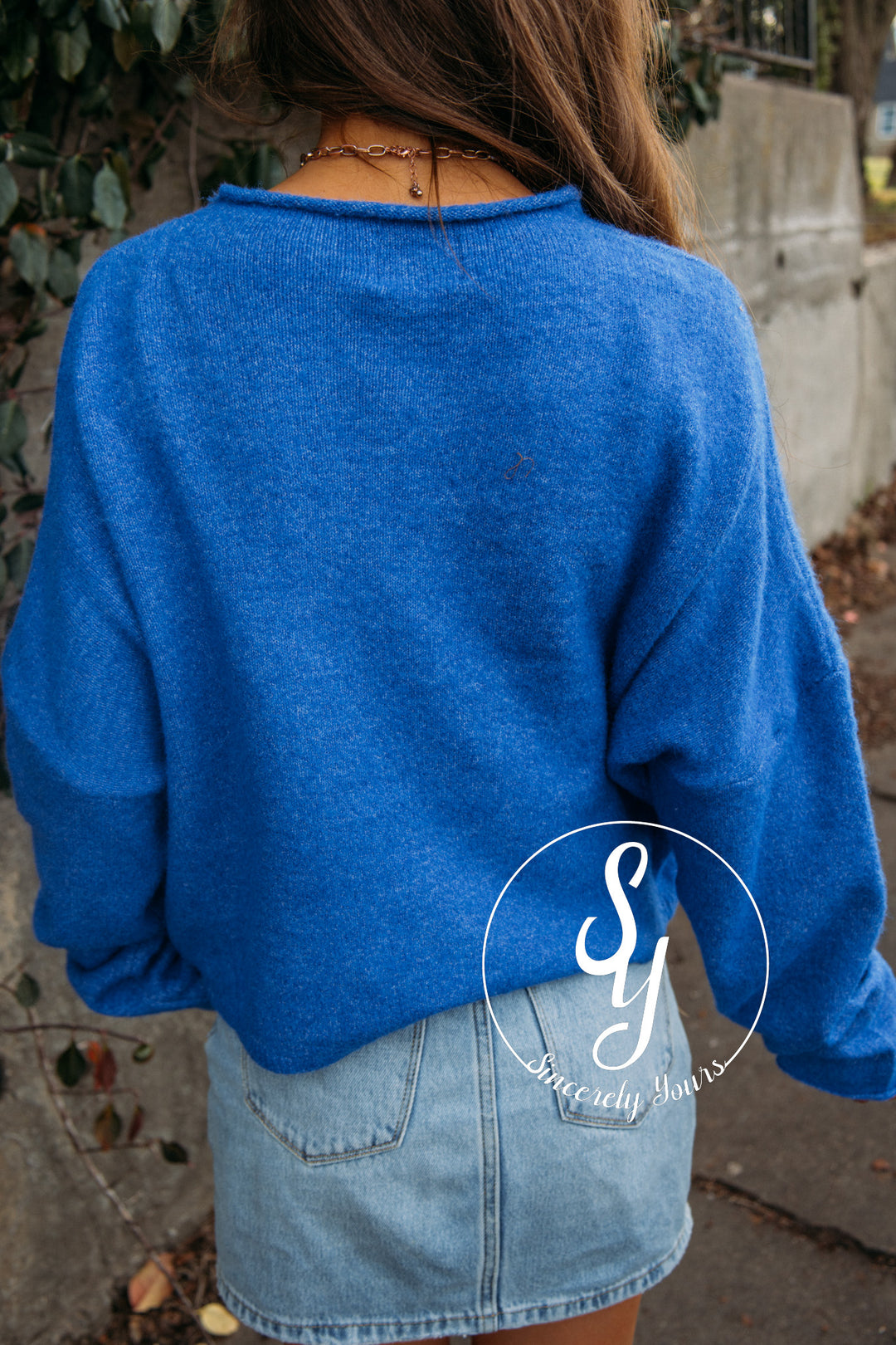 The Vibe Cardigan - Blue