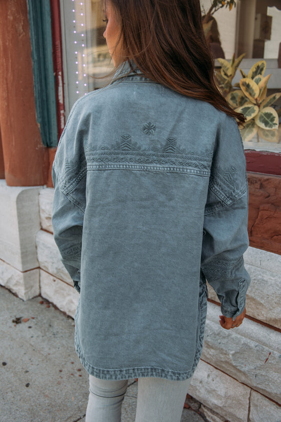 Dear John:  Gina Jacket - Seafoam Haze