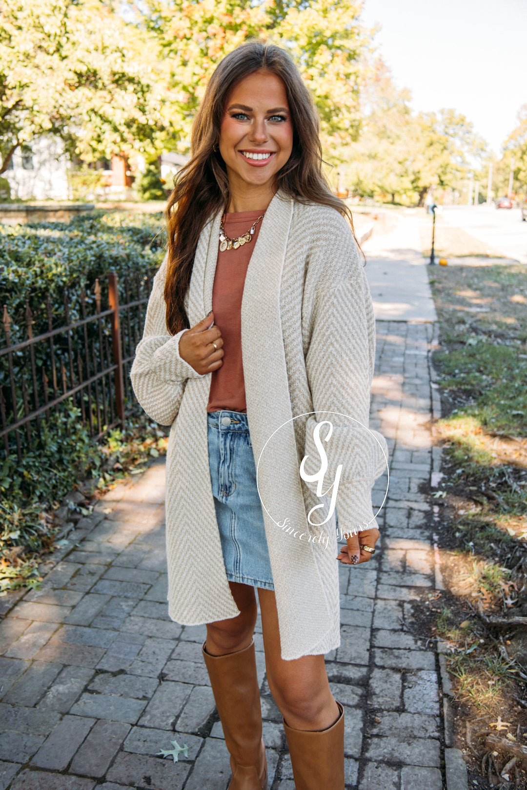 Fall Cozy Cardigan- Taupe