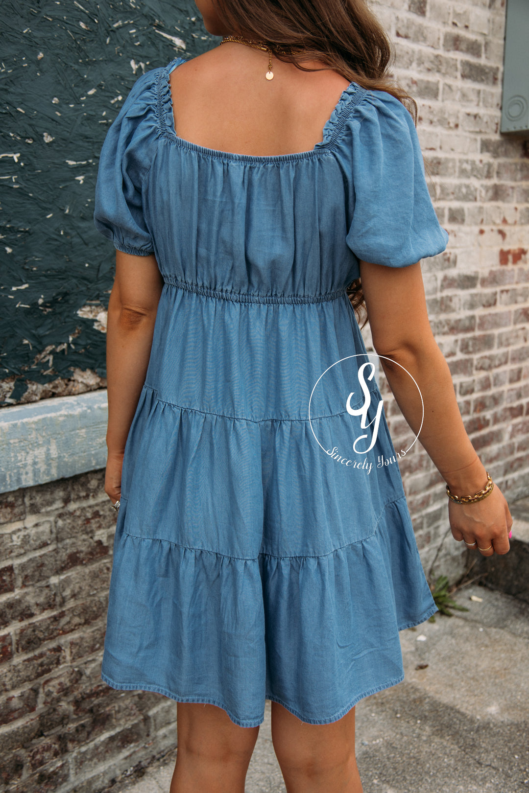 Dallas Dress - Chambray