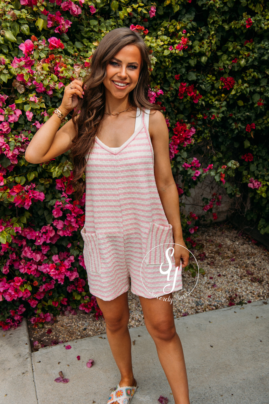 Team Player Romper - Pink