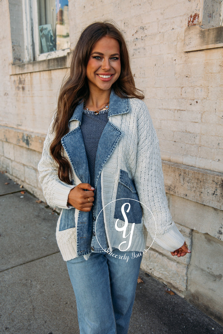 Granny Loving Cardigan - Natural