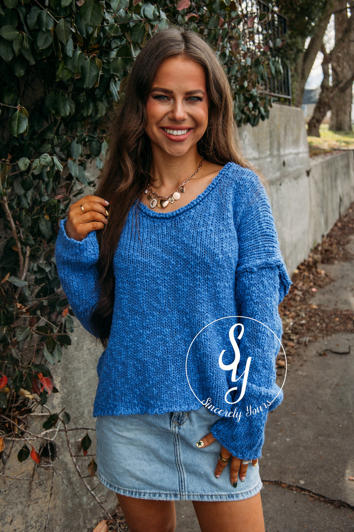 Wishful Dreams Sweater - Pacific