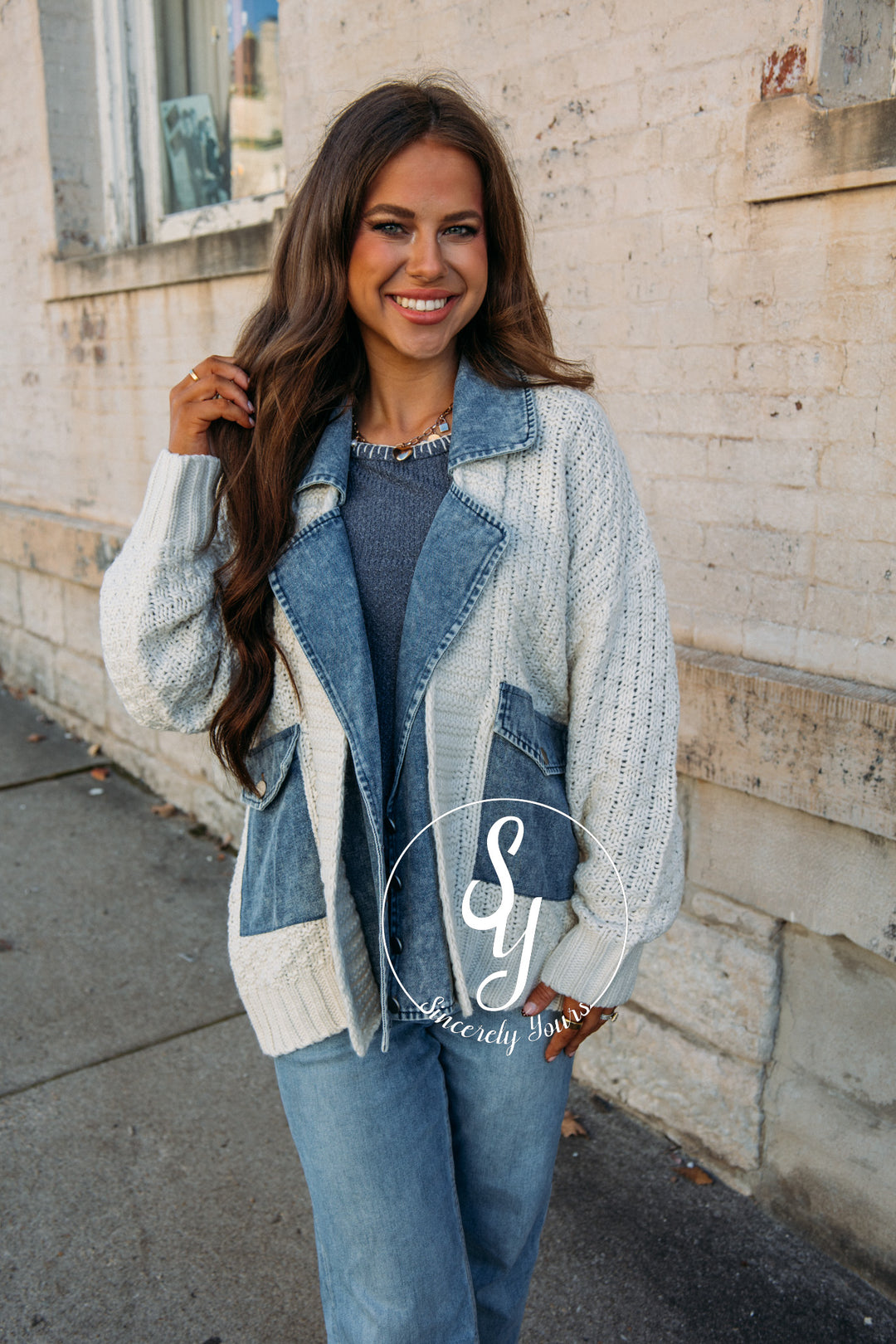 Granny Loving Cardigan - Natural