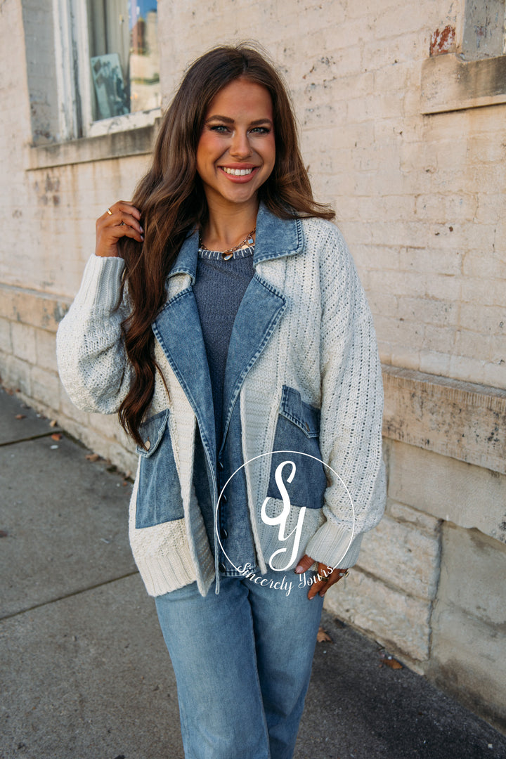 Granny Loving Cardigan - Natural