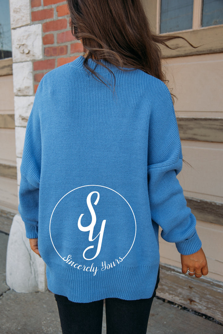 Essential Sweater - Sea Blue