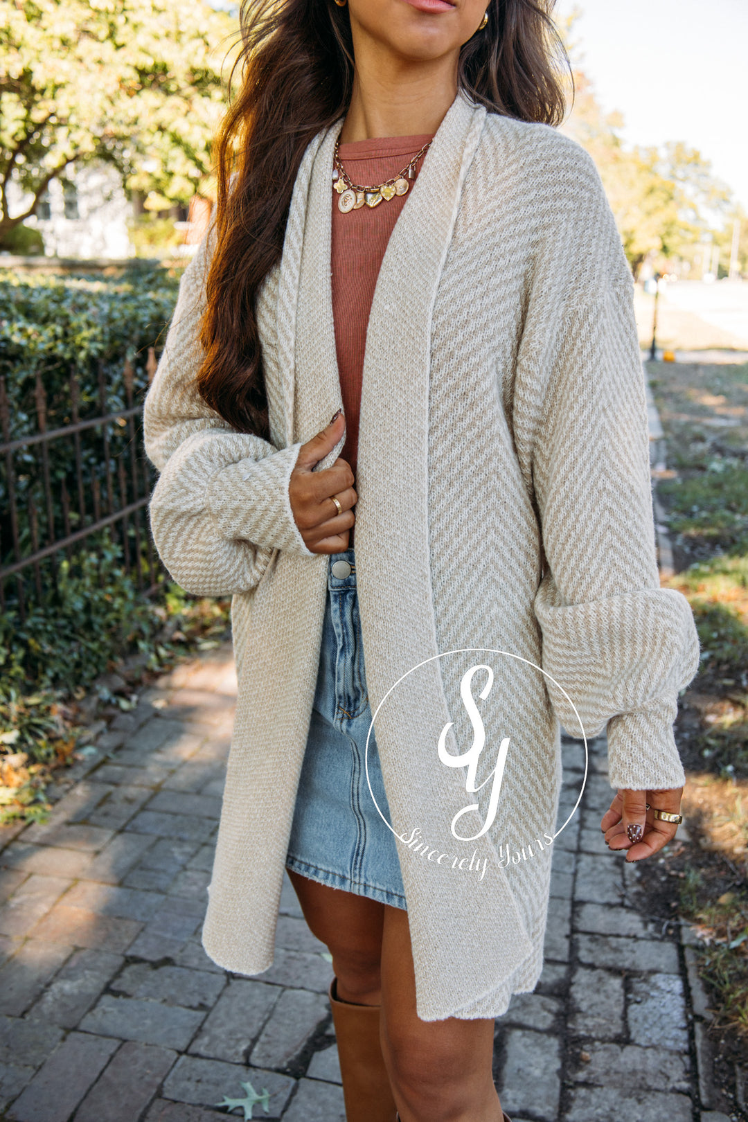 Fall Cozy Cardigan- Taupe