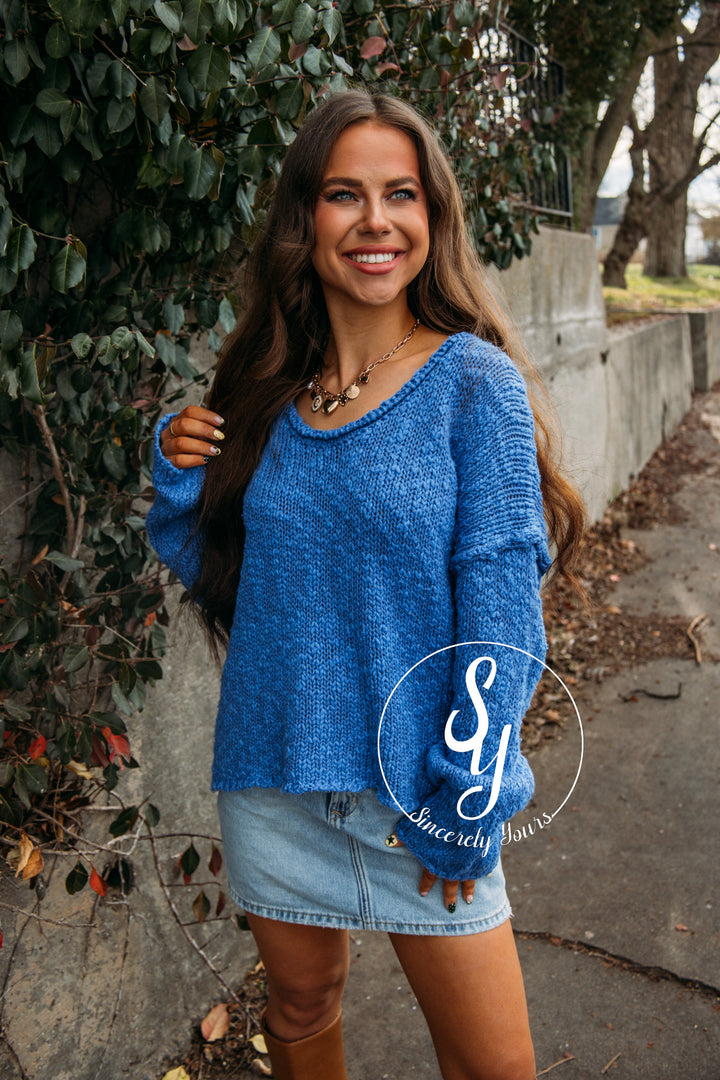 Wishful Dreams Sweater - Pacific