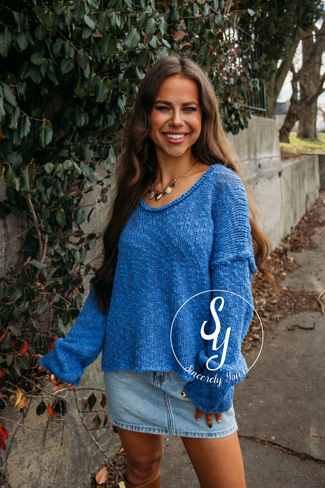 Wishful Dreams Sweater - Pacific