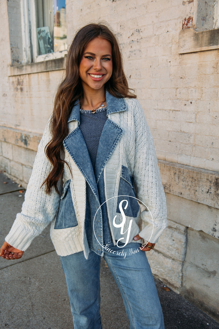 Granny Loving Cardigan - Natural