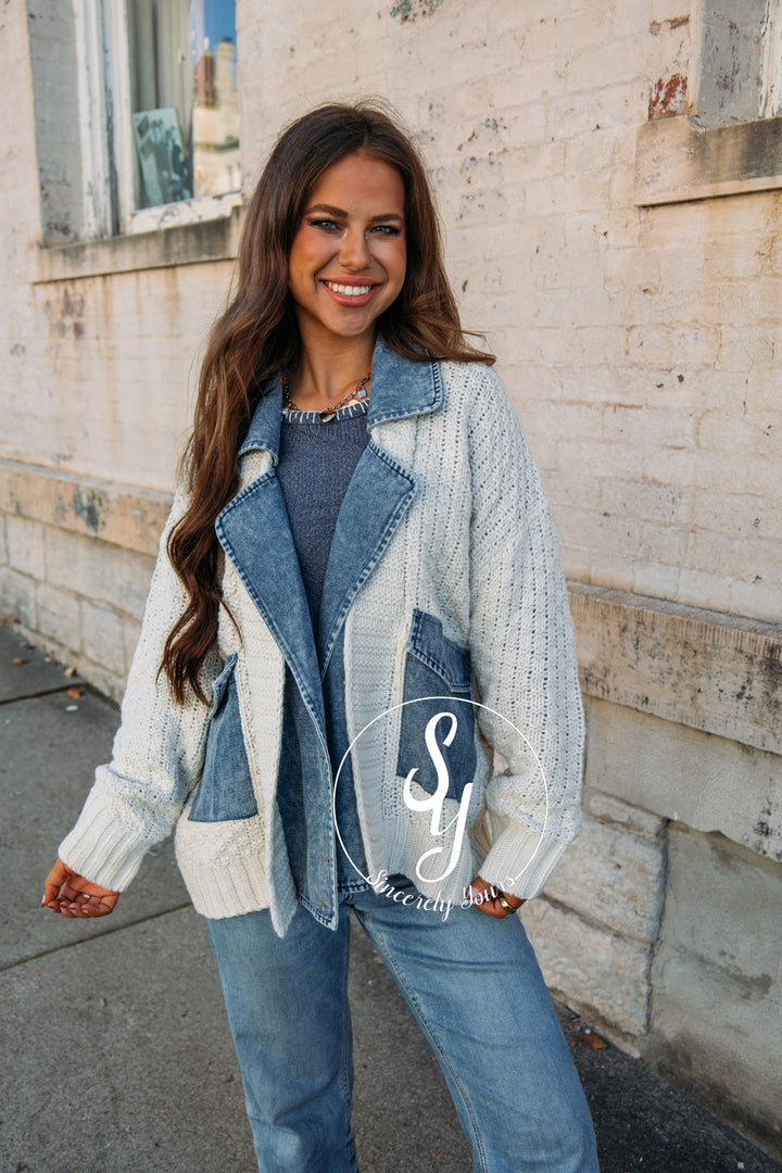 Granny Loving Cardigan - Natural