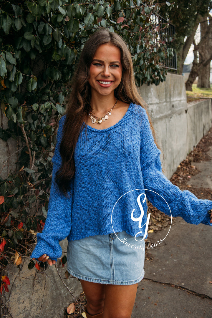 Wishful Dreams Sweater - Pacific