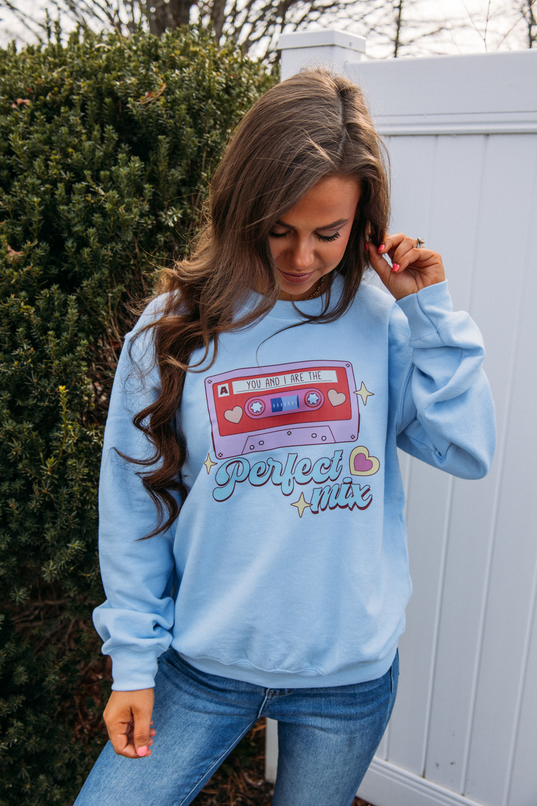 Perfect Mix Sweatshirt - Light Blue